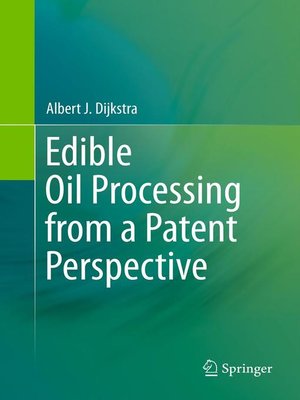 cover image of Edible Oil Processing from a Patent Perspective